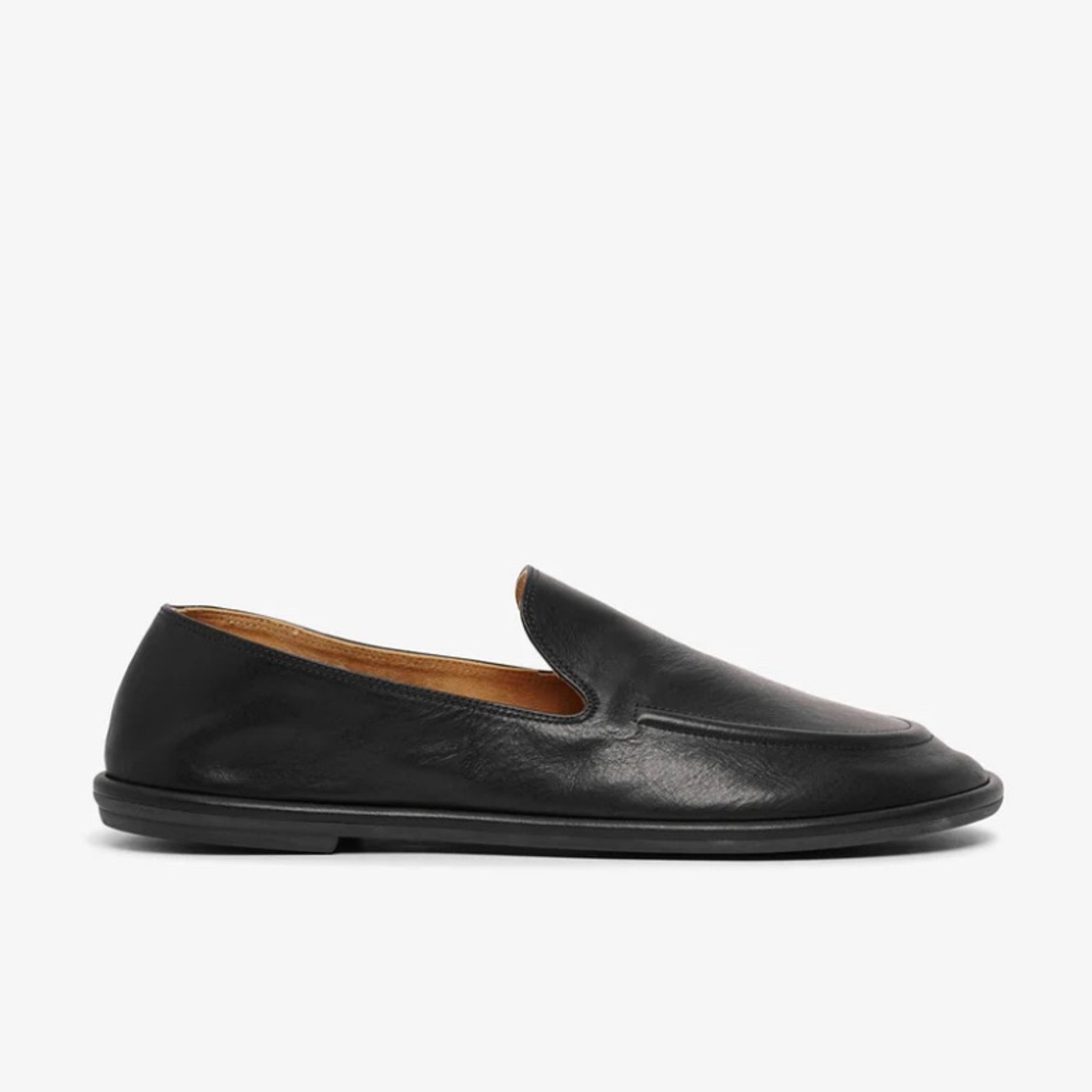 THE ROW Canal Leather Slip-On Loafers - Picture 2 of 11